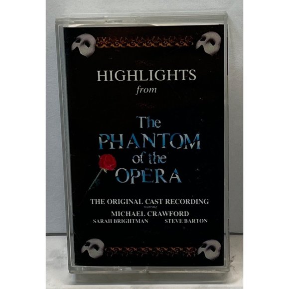 Highlights From The Phantom of the Opera Cassette Tape Original Cast Recording - Picture 2 of 4